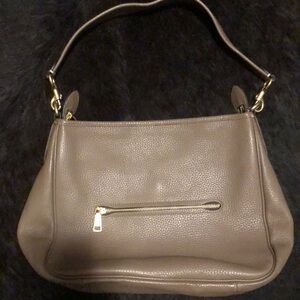 Coach tan leather purse